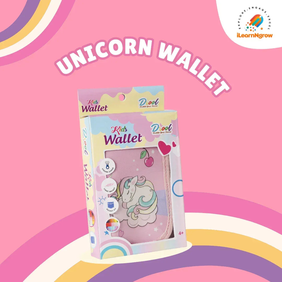 Unicorn Fun Bundle for Kids – Sipper Bottle, Eraser & Wallet | Magical Unicorn Gift Set - ilearnngrow Learning Solutions Pvt Ltd