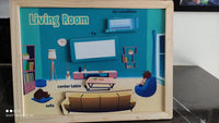 Thumbnail for Magnetic Pretend Play (Living Room and Garage )