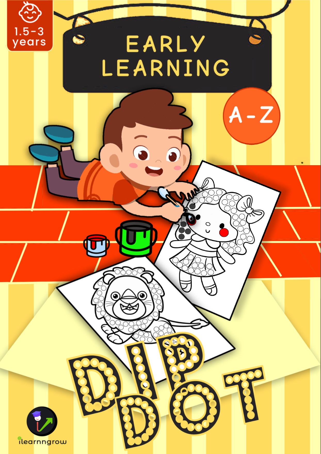 ilearnngrow  Early learning Dip Dot (A-Z)